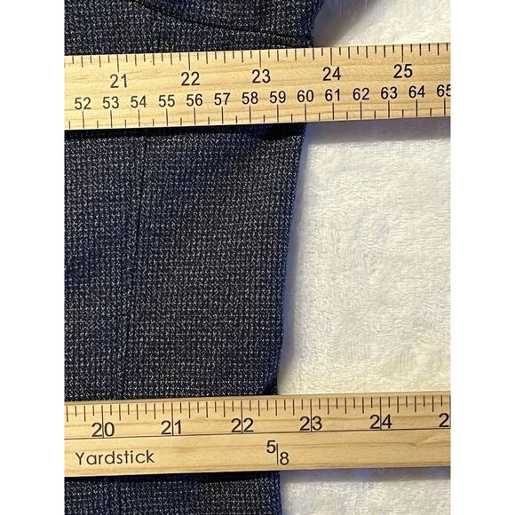 Joseph Abboud 46R XXL Unstructured Blue Casual Denim Look Sport Jacket Stretch - Picture 12 of 15